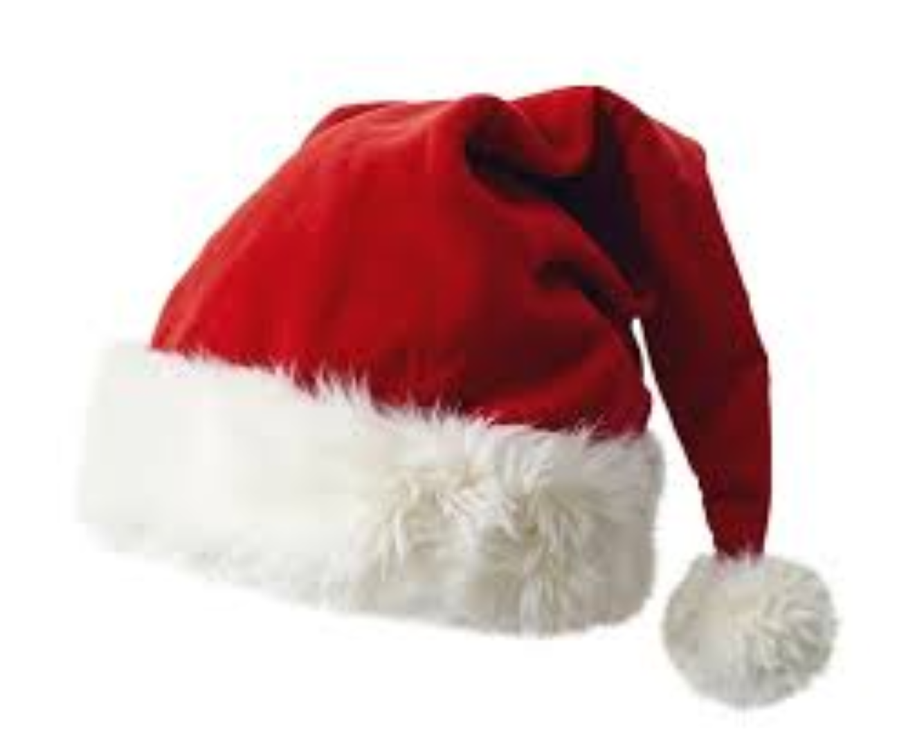 SANTA CLOTH HAT SHINY